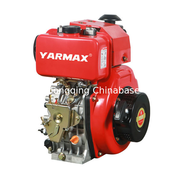 11.8HP 8.1kW Air Cooled Diesel Engine Single Cylinder 4 Stroke 195F YARMAX Diesel Engine