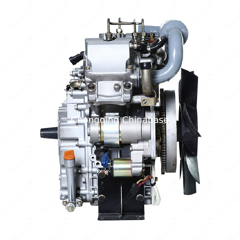 Water Cooled Diesel Engine Low Noise 2V80 17.6HP 13.0kW V Twin 4 Stroke