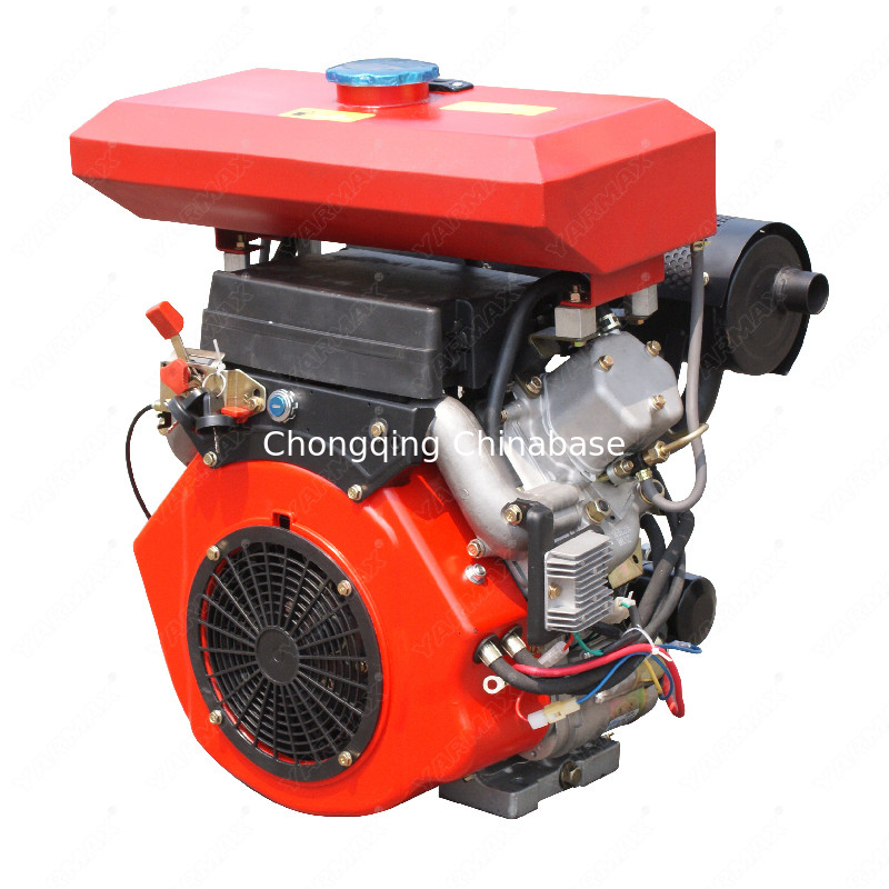 2V88 19HP Air Cooled KAMA Diesel Engine 14kW Two Cylinder V Twin 4 Stroke Low Noise