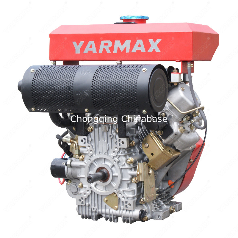 2V88 19HP Air Cooled KAMA Diesel Engine 14kW Two Cylinder V Twin 4 Stroke Low Noise