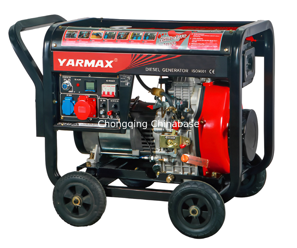 YM9700E 532mL Small Diesel Generator 7.0KW 6.5KW Diesel Powered Portable Generator