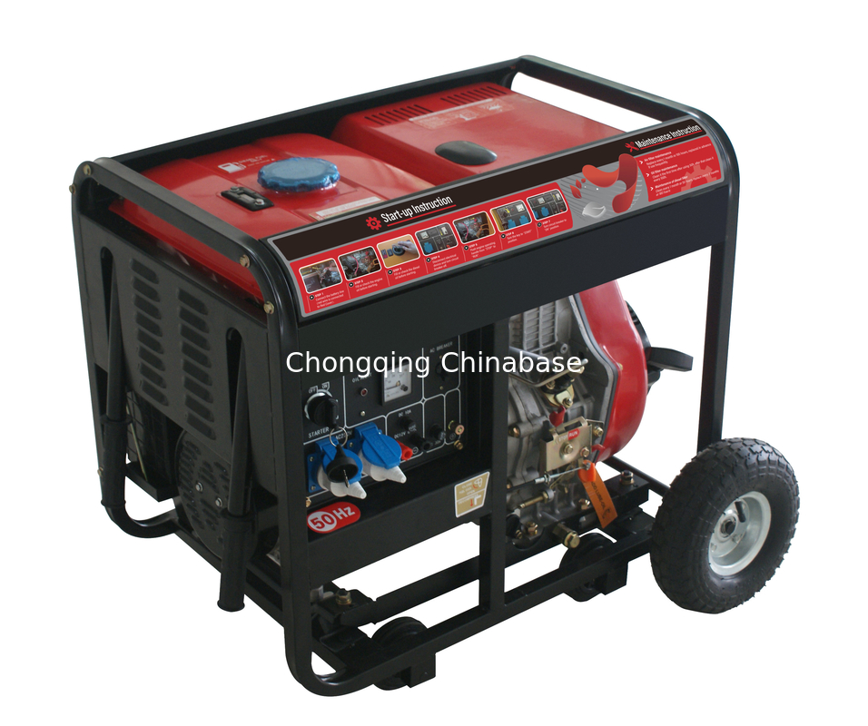 YM9700E 532mL Small Diesel Generator 7.0KW 6.5KW Diesel Powered Portable Generator