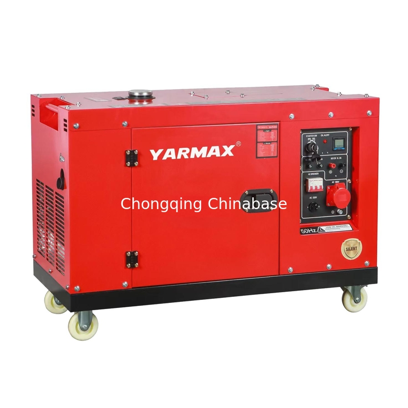 Terminal 220V 22.7A 5.0KW 5.5KW Portable Diesel Generator YM7700T Silent Generator