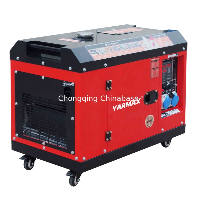 Terminal 220V 22.7A 5.0KW 5.5KW Portable Diesel Generator YM7700T Silent Generator