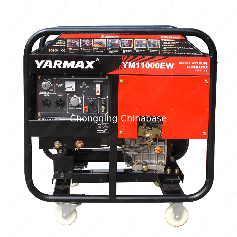 3000RPM Diesel Welding Generator YM11000 4.0KW 18.2A  50-180A 25-30V