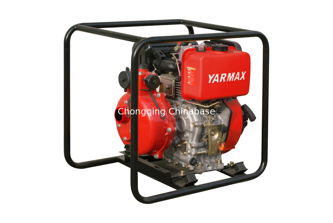 YMDP30H Single Cylinder Diesel Engine Water Pump High Pressure With 4 Stroke 40m³/H