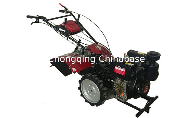 Friction Plate 270mm Mini Tiller Cultivator 186F Diesel 6.3KW Mini Weeder Tiller